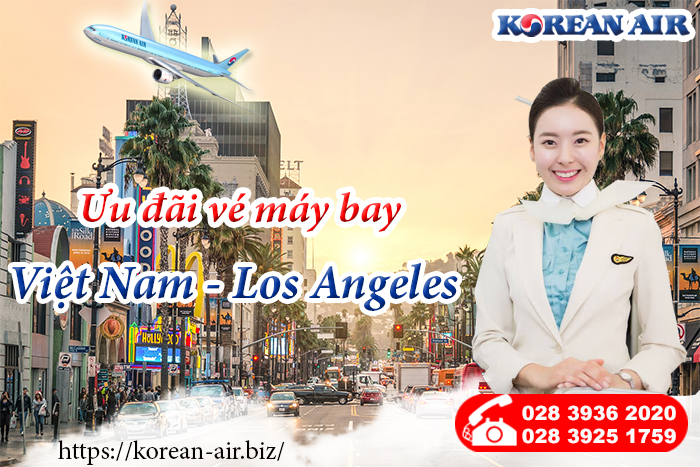 Vé máy bay Korean Air đi Los Angeles