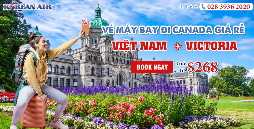 Vé máy bay từ Hà Nội đi Victoria khuyến mãi chỉ từ $268