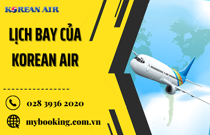 Lịch bay của Korean Airlines