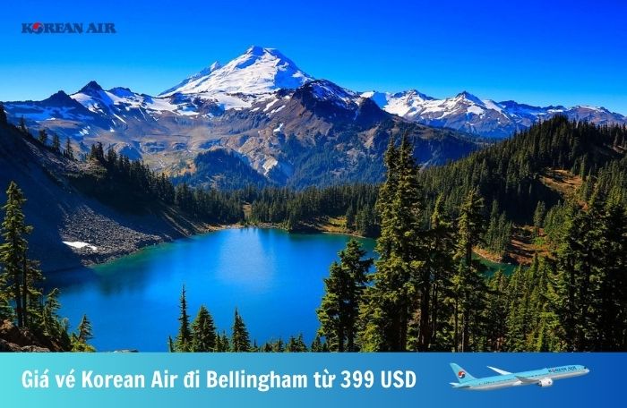 Giá vé Korean Air đi Bellingham