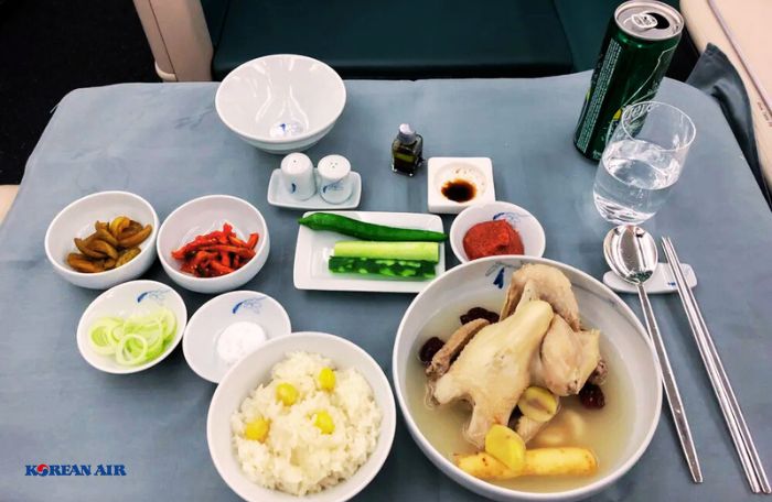 Suất ăn Korean Air đi Mỹ