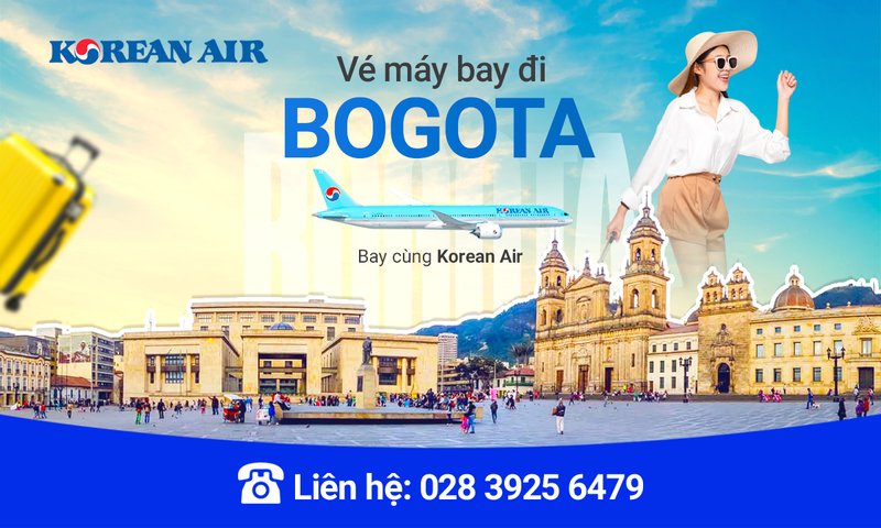 Vé máy bay đi Bogota