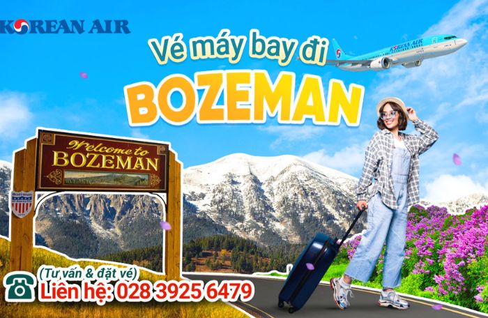 Vé máy bay đi Bozeman