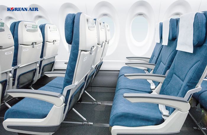 Không gian khoang ghế Korean Air