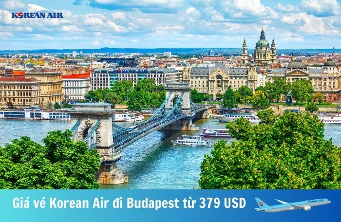 Giá vé Korean Air đi Budapest