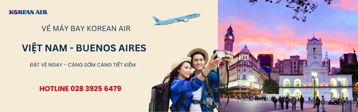 Đặt vé Korean Air đi Buenos Aires