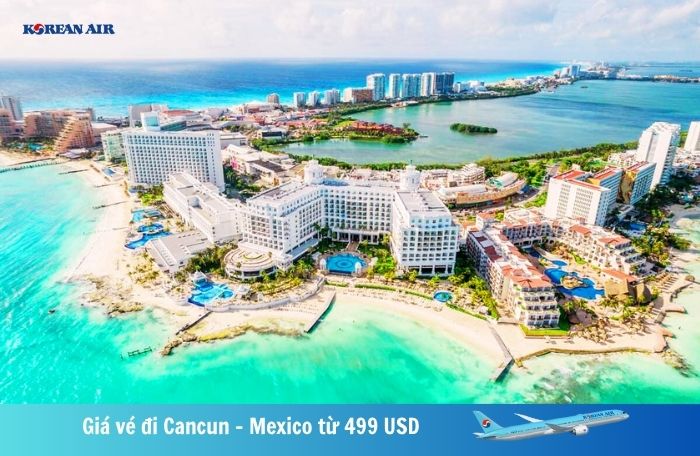 Giá vé Korean Air đi Cancun