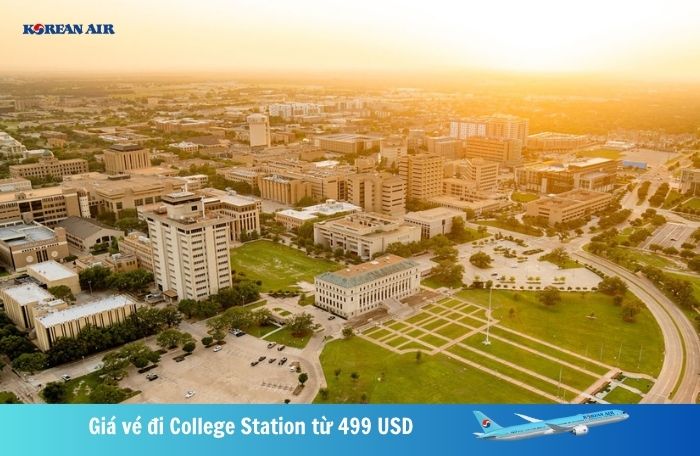 Giá vé đi College Station Korean Air