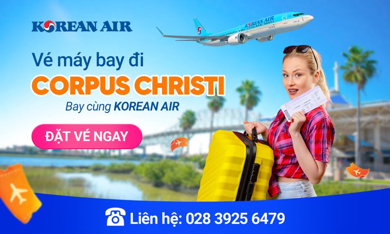 Vé máy bay đi Corpus Christi