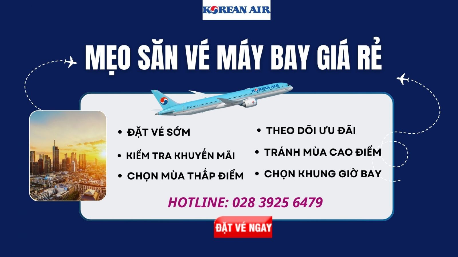 Đặt vé đi Dubai Korean Air