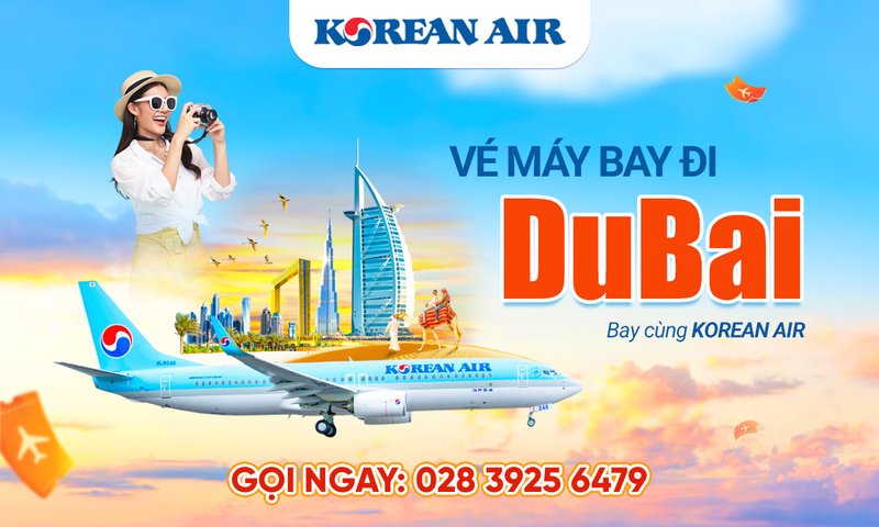 Vé máy bay đi Dubai
