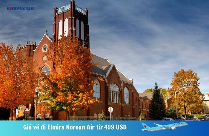 Giá vé Korean Air đi Elmira