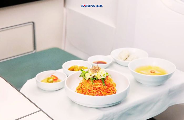 Ẩm thực Korean Air đi Mỹ