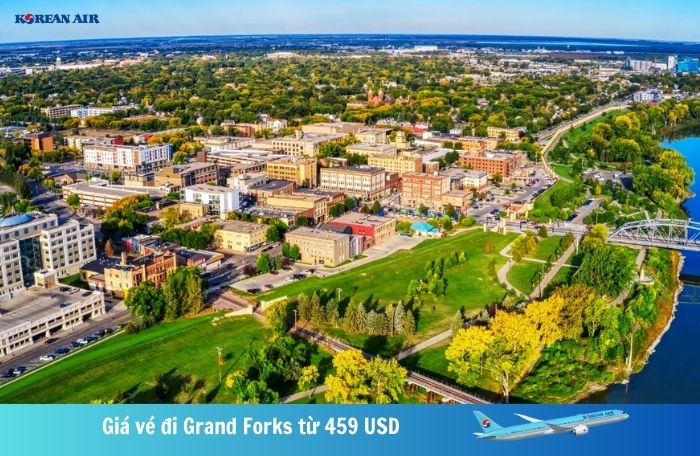 Giá vé đi Grand Forks Korean Air