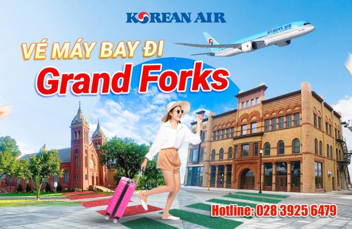 Vé máy bay đi Grand Forks