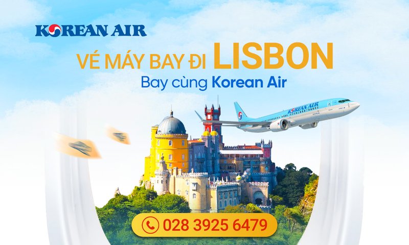 Vé máy bay đi Lisbon