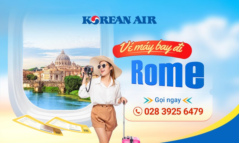 Vé máy bay đi Rome