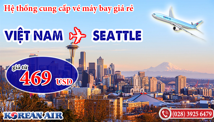 Đặt vé máy bay Seattle - Korean Air để khám phá thành phố của cà phê pha phin nổi tiếng nhất thế giới. Sự khác biệt đến từ hãng hàng không danh tiếng Korean Air!