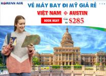 Vé máy bay từ Hà Nội đi Austin giá khuyến mãi