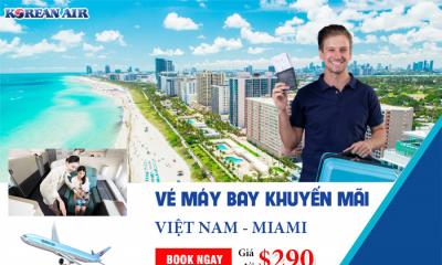 Vé máy bay Tp Hồ Chí Minh đi Miami giá rẻ