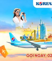 Vé máy bay đi Dubai Korean Air