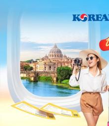 Vé máy bay đi Rome Korean Air