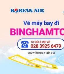 Vé máy bay đi Binghamton Korean Air