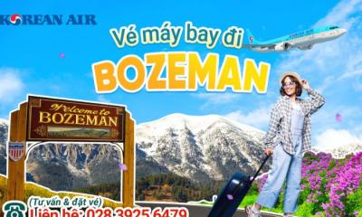 Vé máy bay đi Bozeman